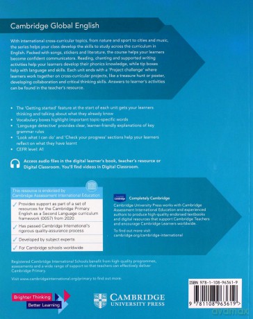 Cambridge Global English Learner's Book 1 With Digital Access (1 Year): For Cambridge Primary English As A Second Language (Cambridge Primary Global English) - Elly Schottman [KSIĄŻKA]