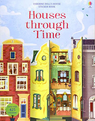 Houses Through Time Sticker Book (Doll's House Sticker Books) - Struan Reid [KSIĄŻKA]