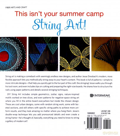 DIY String Art: 24 Designs to Create and Hang - Jesse Dresbach [KSIĄŻKA]