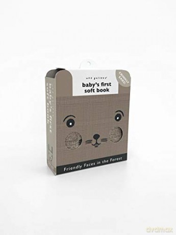 Friendly Faces: In The Forest (2020 Edition): Baby's First Soft Book (Wee Gallery Cloth Books) - Surya Sajnani [KSIĄŻKA]