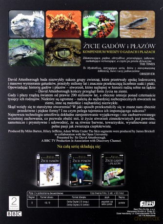 Życie gadów i płazów BOX (BBC) (digipack) [2DVD]