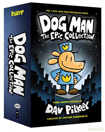 Dog Man: The Epic Collection: From the Creator of Captain Underpants Dog Man #1-3 Boxed Set - Dav Pilkey [KSIĄŻKA]