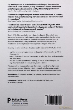 Doing Accessible Social Research: A Practical Guide - Kriss Fearon [KSIĄŻKA]