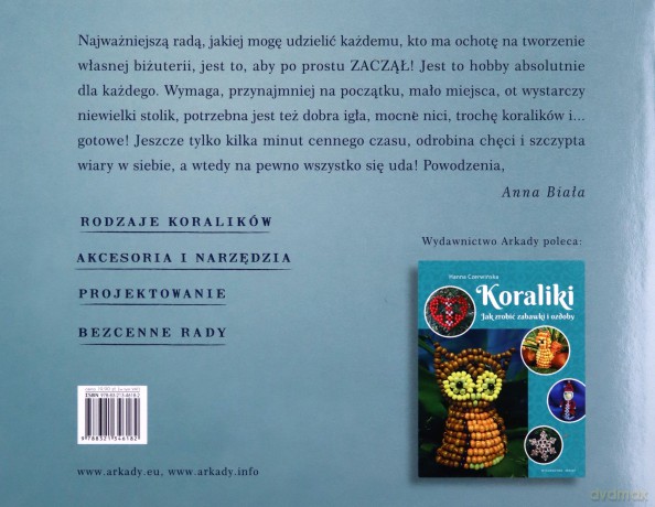 Koraliki Biżuteria (twarda) - Anna Biała [KSIĄŻKA]