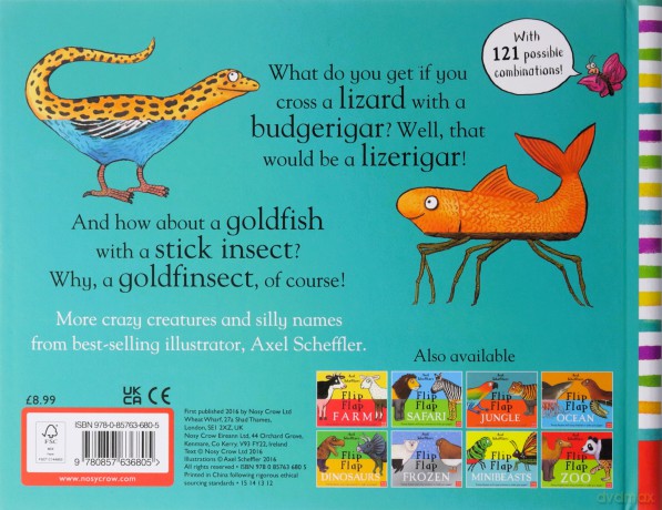 Axel Scheffler's Flip Flap Pets (Axel Scheffler's Flip Flap Series) - Axel Scheffler [KSIĄŻKA]