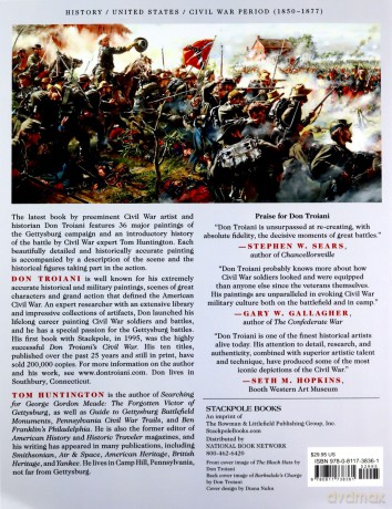 Don Troiani's Gettysburg: 34 Masterful Paintings and Riveting History of the Civil War's Epic Battle - Don Troiani [KSIĄŻKA]