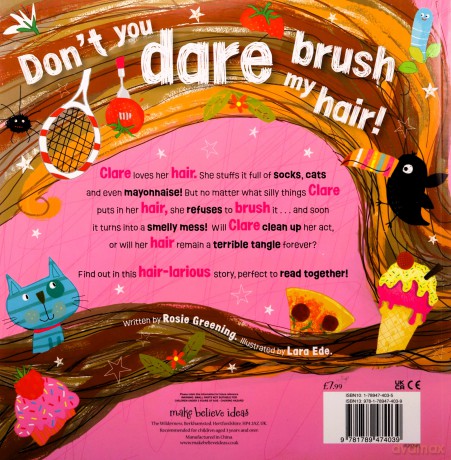 Don't You Dare Brush My Hair! Story Book - Make Believe Ideas [KSIĄŻKA]
