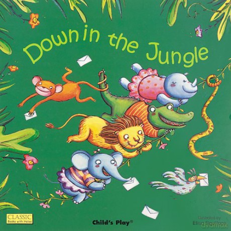 Down in the Jungle Classic Books with Holes Board Book - Elisa Squillace [KSIĄŻKA]