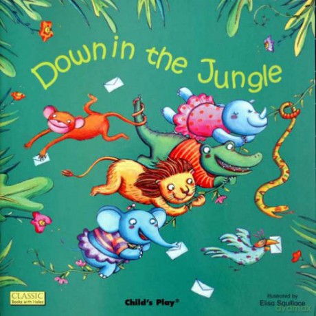 Down in the Jungle Classic Books with Holes Soft Cover - Elisa Squillace [KSIĄŻKA]
