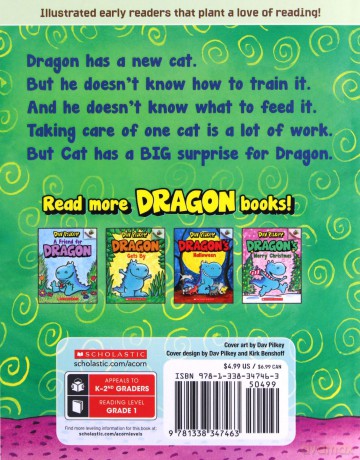Dragon's Fat Cat Dragon: Scholastic Acorn - Dav Pilkey [KSIĄŻKA]