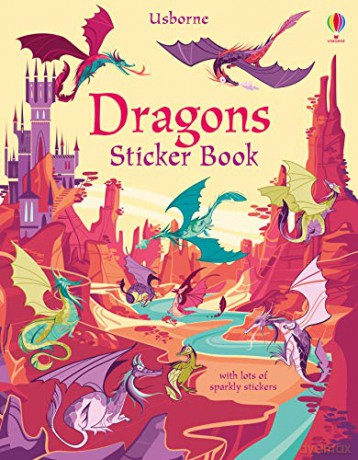 Dragons Sticker Book - Fiona Watt [KSIĄŻKA]