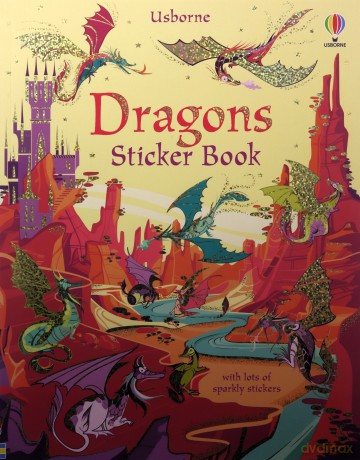 Dragons Sticker Book - Fiona Watt [KSIĄŻKA]