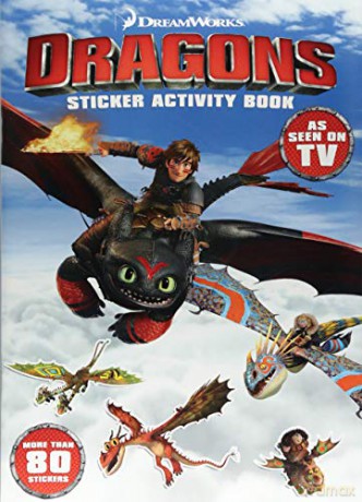 Dragons: Sticker Activity Book - Dreamworks [KSIĄŻKA]
