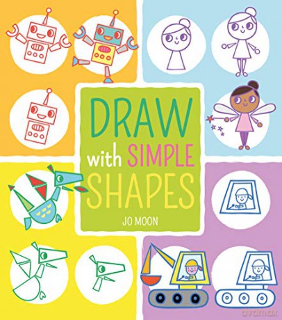 Draw with Simple Shapes - Jo Moon [KSIĄŻKA]