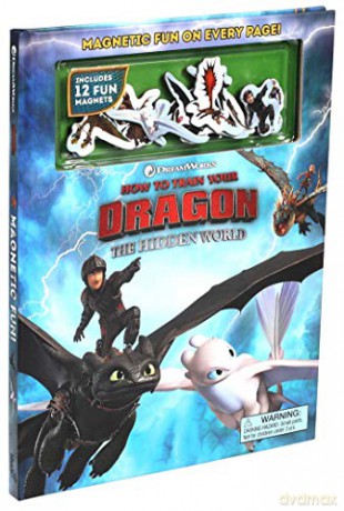 DreamWorks How to Train Your Dragon: The Hidden World Magnetic Fun Magnetic Hardcover - Marilyn Easton [KSIĄŻKA]