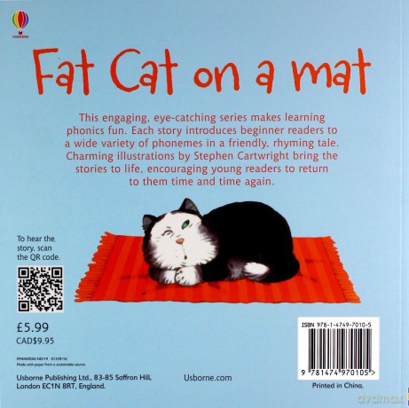 Fat Cat On A Mat (Phonics Readers): 1 - Russell Punter [KSIĄŻKA]