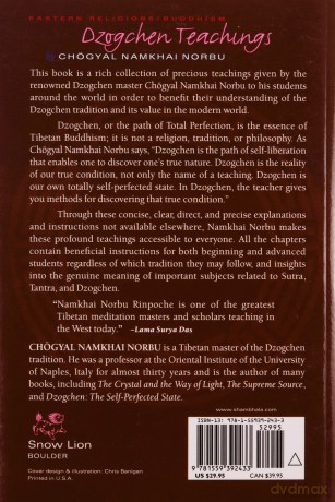 Dzogchen Teachings - Chogyal Namkhai Norbu [KSIĄŻKA]