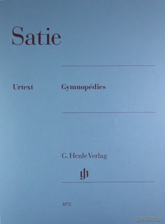 Gymnopédies - Piano - (Hn 1072) - Erik Satie [KSIĄŻKA]