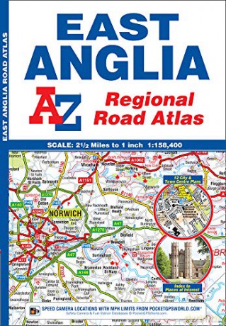 East Anglia Regional Road Atlas - Geographers' A-Z Map Company [KSIĄŻKA]