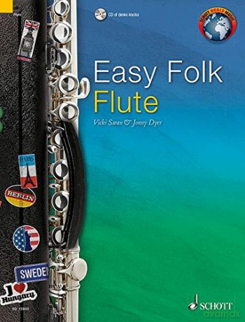 Easy Folk Flute Schott World Music - Vicki Swan [KSIĄŻKA]