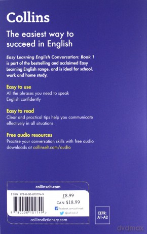 Easy Learning English Conversation: Your essential guide to accurate English Collins Easy Learning English - Collins Dictionaries [KSIĄŻKA]