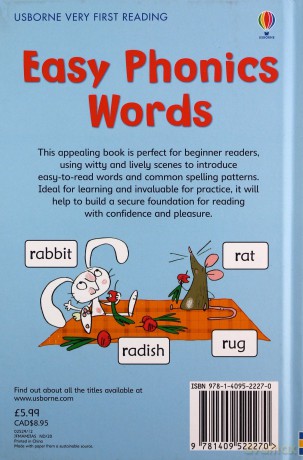 Easy Phonic Words Usborne Very First Reading - Mairi Mackinnon [KSIĄŻKA]