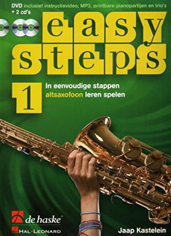 Easy Steps 1 Altsaxofoon: In Eenvoudige Stappen Altsaxofoon Leren Spelen - Jaap Kastelein_Klaas [KSIĄŻKA]