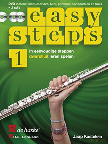 Easy Steps 1 Fluit: In Eenvoudige Stappen Dwarsfluit Leren Spelen - Jaap Kastelein_Klaas [KSIĄŻKA]
