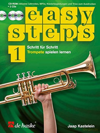 Easy Steps 1 Trompete De: Schritt fur Schritt Trompete Spielen Lernen - Jaap Kastelein [KSIĄŻKA]