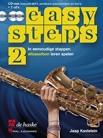 Easy Steps 2 Altsaxofoon: In Eenvoudige Stappen Altsaxofoon Leren Spelen - Jaap Kastelein_Klaas [KSIĄŻKA]