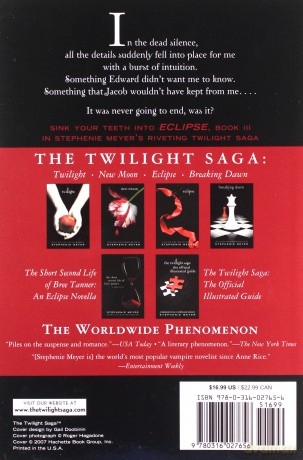 Eclipse: 3 The Twilight Saga - Stephenie Meyer [KSIĄŻKA]