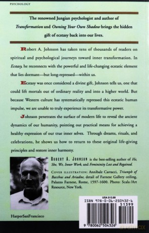 Ecstasy: Understanding the Psychology of Joy - Robert A. Johnson [KSIĄŻKA]