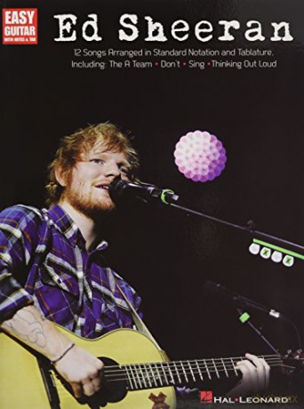 Ed Sheeran for Easy Guitar: 12 Songs Arranged in Standard Notation and Tab Easy Guitar Play Along - Ed Sheeran [KSIĄŻKA]