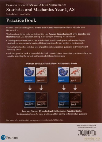 Edexcel AS and A level Mathematics Statistics and Mechanics Year 1/AS Practice Workbook A level Maths and Further Maths 2017 [KSIĄŻKA]