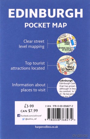 Edinburgh Pocket Map: The perfect way to explore Edinburgh Collins Pocket Maps - Collins Maps [KSIĄŻKA]