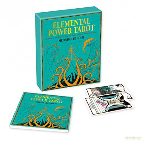 Elemental Power Tarot: Includes a full deck of 78 cards and a 64-page illustrated book - Melinda Lee Holm [KSIĄŻKA]