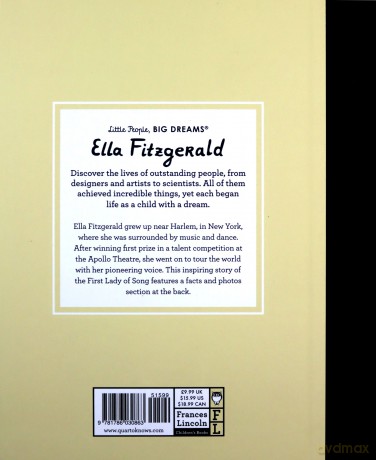 Ella Fitzgerald: Little People, Big Dreams: 11 - Isabel Sanchez Vegara [KSIĄŻKA]