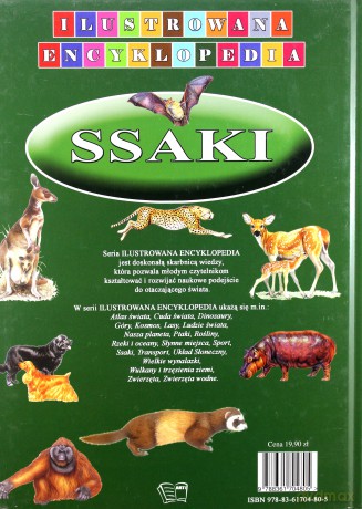 Ssaki Ilustrowana Encyklopedia (twarda) [KSIĄŻKA]