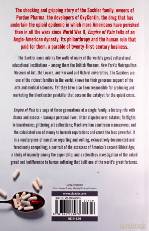 Empire of Pain: The Secret History of the Sackler Dynasty - Patrick Radden Keefe [KSIĄŻKA]