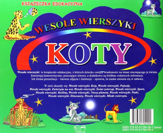 Koty Wesołe Wierszyki [KSIĄŻKA]