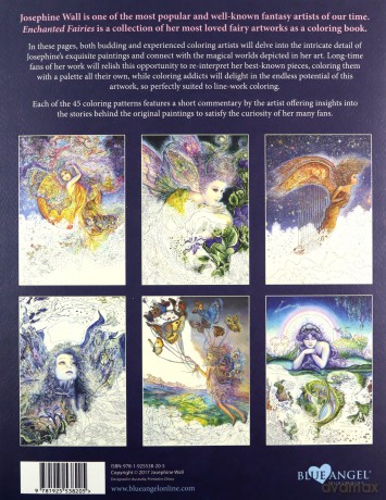 Enchanted Fairies Coloring Book - Josephine Wall [KSIĄŻKA]