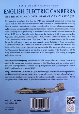 English Electric Canberra: The History and Development of a Classic Jet - Bruce Barrymore Halpenny [KSIĄŻKA]