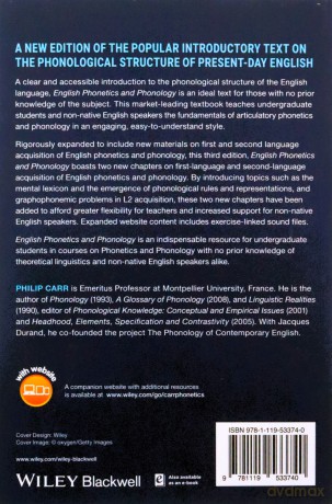 English Phonetics and Phonology: An Introduction, 3rd Edition - Philip Carr [KSIĄŻKA]