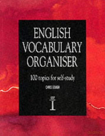 English Vocabulary Organiser LTP Organiser Series: 100 Topics for Self Study - Chris Gough [KSIĄŻKA]