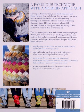 Entrelac Knitting: Textured, diamond-pattern designs with 40 stunning projects - Mette Hovden [KSIĄŻKA]