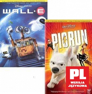 Piorun / Wall-E (Disney) Pakiet [2DVD] (Walle)