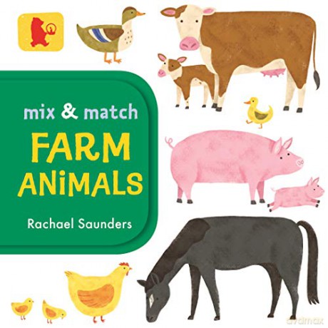 Mix And Match: Farm Animals: 1 (Baby Walker) - Rachael Saunders [KSIĄŻKA]