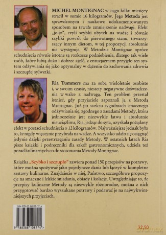 Szybko i szczupło. Przepisy kulinarne w metodzie Montignac - Tummers Ria [KSIĄŻKA]