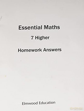 Essential Maths 7 Higher Homework Answer Book - Michael White [KSIĄŻKA]