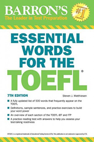 Essential Words for the TOEFL, 7th Edition Barron's Test Prep - Steven J. Matthiesen [KSIĄŻKA]